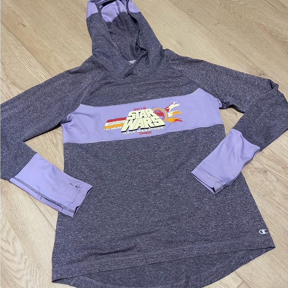 Disneyland Run Disney Star Wars 2016 Half Marathon Runners Jacket Size M